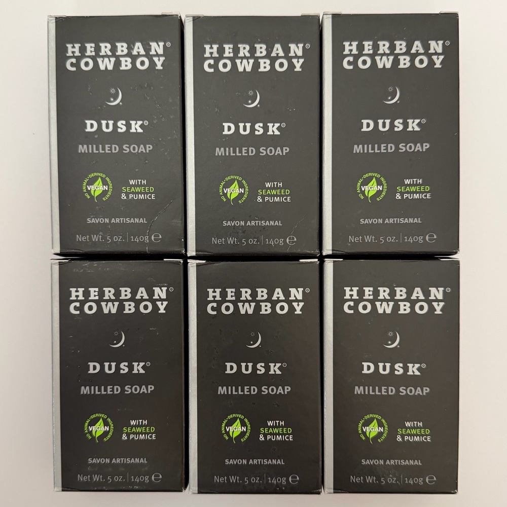 6x Herban Cowboy Dusk Milled Soap